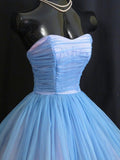 Vintage 1950's 50s Strapless Homecoming Dress HZ1024
