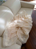 Modest Ball Gown Straps Lace Ruffles Long Length Prom Dress Formal Dresses HZ1024