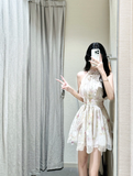 Classy A Line Halter Satin Short Homecoming Dress 20th Birthday Outfits HZ1024