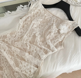 Vintage Mermaid One Shoulder Satin Lace Short Homecoming Dress 19th Birthday Outfits HZ1024