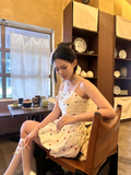Cute A Line Spaghetti Straps Embroidery Floral Satin Short Homecoming Dress 16th Birthday Outfits HZ1024