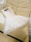 Unique A line Scoop Neckline Lace Tulle Homecoming Dress 18th Birthday Outfits HZ1024