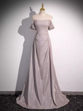 Sexy Sheath Strapless Sequin Long Prom Dress HZ1024